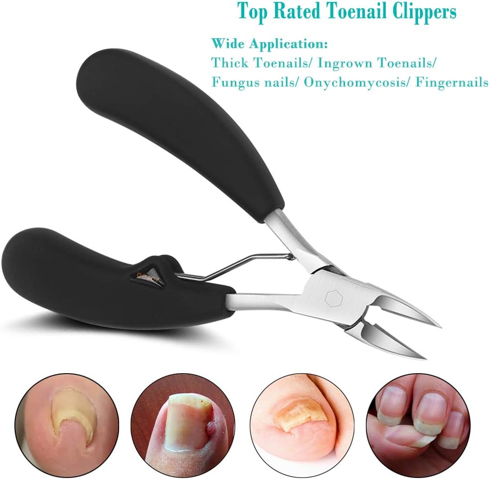 BEZOX Precision Toenail Clippers for Thick or Ingrown Toenails- Podiatrist Toenail Clippers - Image 4