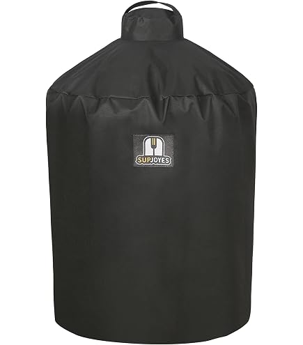 Char-Griller AKORN Kamado Grill Cover - Weather Resistant PVC Vinyl, Black, Custom Fit For Models 06620, 16620, 26720, 56720