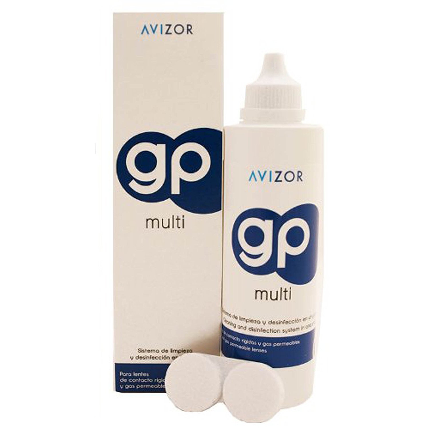Avizor GP Multi Contact Lens Solution for Rigid and Gas- Permeable Contact Lenses (240ml)