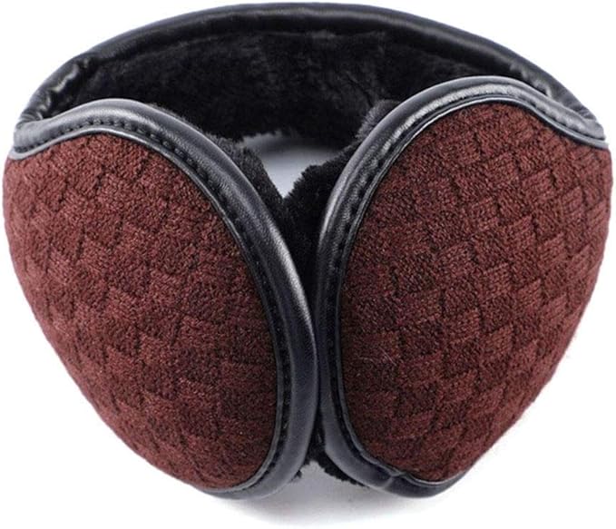 Fashion Foldable Unisex Knitted EarMuffs Winter Warm Plus Velvet