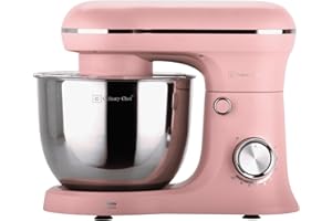CULINARY CHEF Culinary Chef 4.5L Retro Stand Mixer (Pink), 4.75 Quart