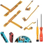 SL SR Left Right Button Flex Cable for Nintendo Switch/Switch OLED ZL ZR L Button Ribbon Key Flex Cable Replacement for NS Joy-Con Switch Accessories Parts with Repair Tools