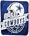 Northwest NFL Dallas Cowboys Unisex-Adult Raschel Throw Blanket, 50