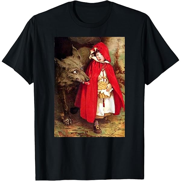 Amazon.com: Little Red Riding Hood T-shirt T-Shirt : Clothing
