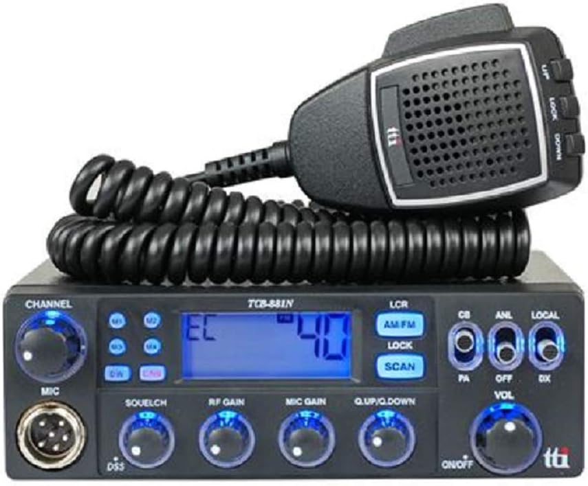 TTI TCB 881N Multi Channel 12/24 Volt AM/FM UK/EU CB Radio
