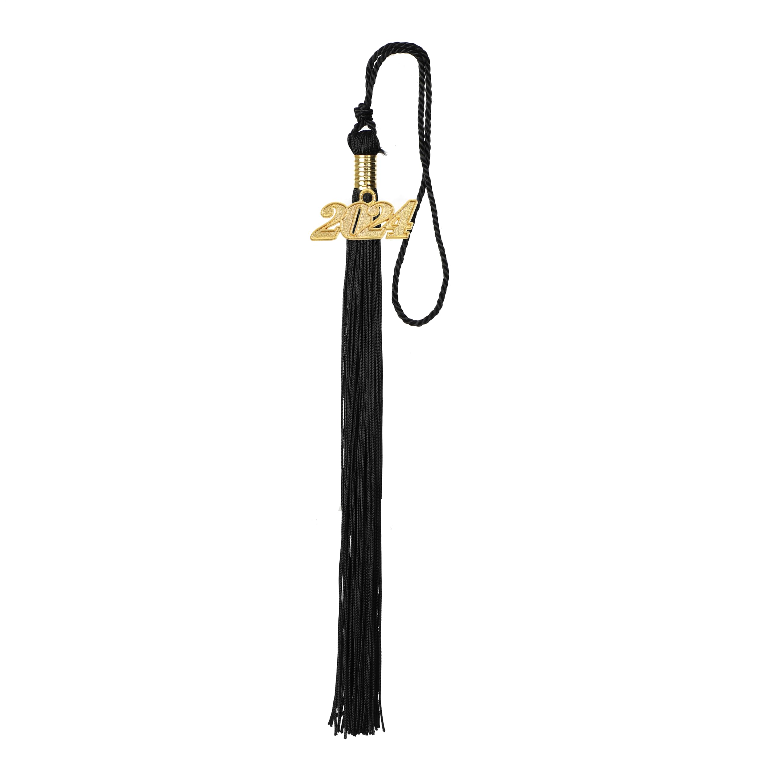 FtyFty Unisex Adult Matte Graduation Cap with Tassel Year Charm