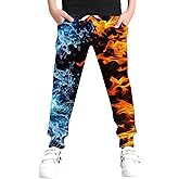 UNICOMIDEA 6-16T Boys Pants Funny 3D Graphic Cool Casual Sweatpants Joggers with Drawstring