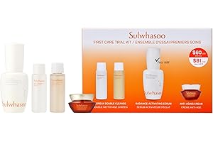 Sulwhasoo First Care Activating Serum – Targets Visible Fine Lines, Dryness & Dullness | Preventative Anti-Aging Serum with 500-Hour Aged Ginseng, Korean Herb Extract & Vitamin C | Korean Skincare