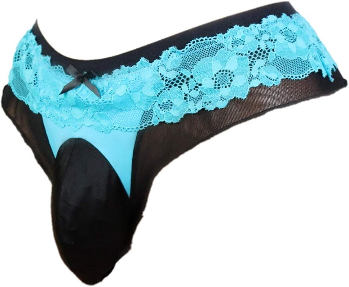 Sissy Pouch Panties Men's lace Thong G 