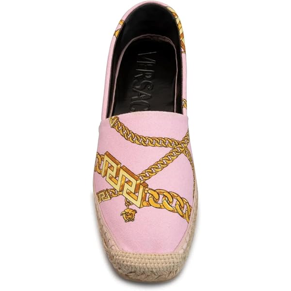Amazon.com | Versace Chain-Print Cotton Espadrille Loafers  display picture 3