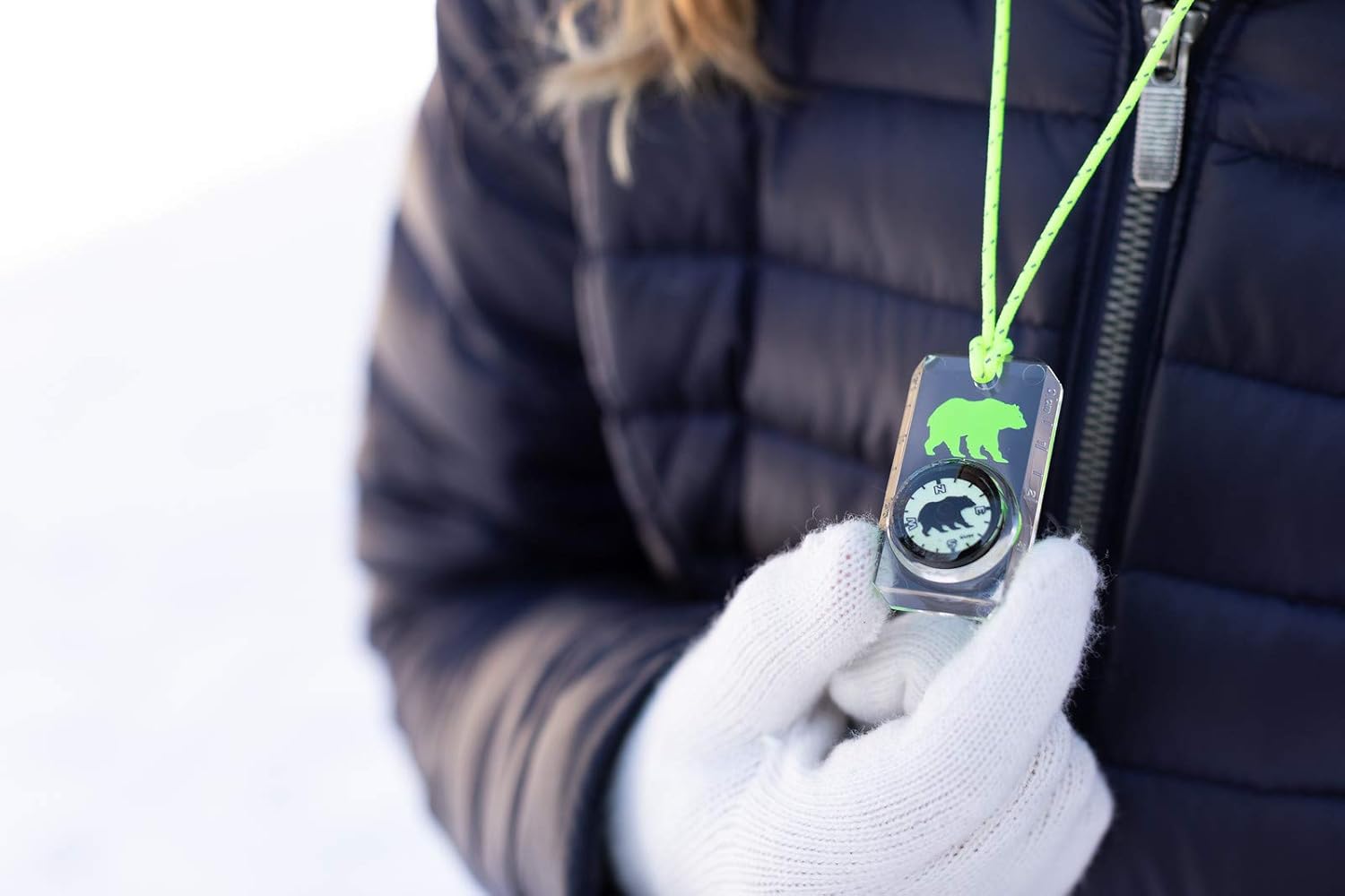 Sun Company Wildlife Compass for Kids - Children's Compasses for Camping, Hiking, and Exploring | Break-Away Neon Lanyard : Sports & Outdoors