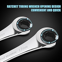 LOSCHEN 12pcs/set 8-19mm Metric Ratcheting Wrench