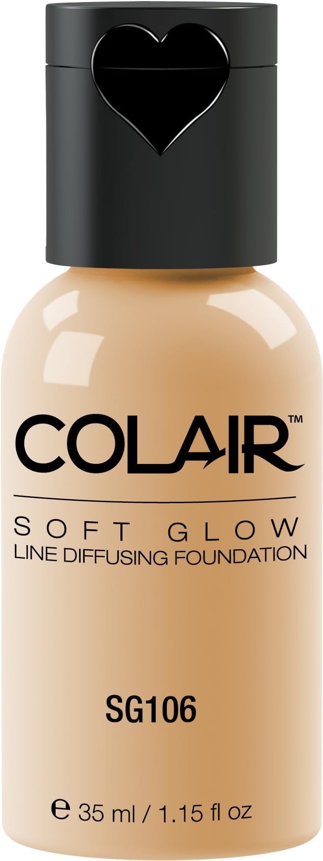 Dinair Airbrush Makeup Foundation | Vanilla Sg106 | Soft Glow: Matte Finish | Size 1.15 oz.