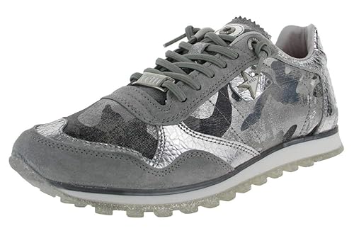 Cetti C-848 SRA - Damen Schuhe Sneakers - Camuflaje-Plata