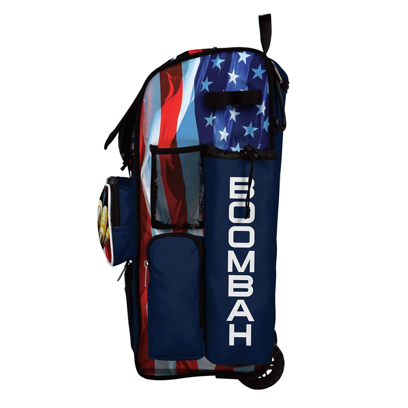 red white and blue boombah bag
