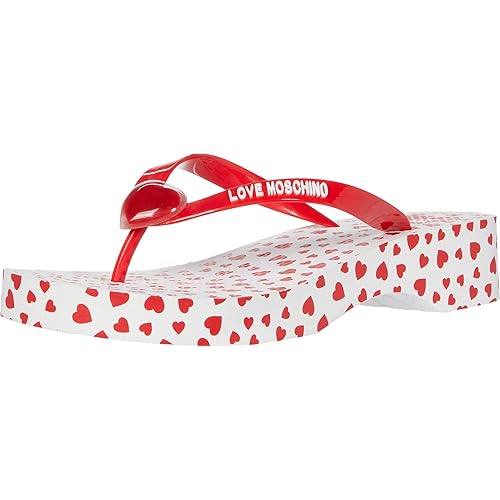 Love Moschino Heart Sole Flip-Flop Sandal