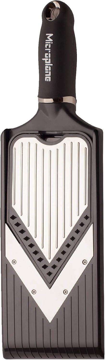 Microplane Adjustable V-Blade Slicer with Julienne Feature Stainless steel / Black - Image 3