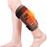 Comfheat Cordless Leg Heating Pad with Vibration for Pain Relief, Wearable Wrap Around Heating Pad for Knee, Shin Splint, Calf, Arm, Thigh Pain Relief, Rechargeable with Battery