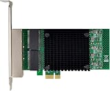 Gathukila 4 Port Gigabit Server Network Card PCI-E X1 82571GB RJ45 view 2