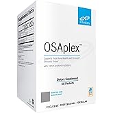 XYMOGEN OSAplex - Clinically Tested Microcrystalline Hydroxyapatite Concentrate MCHC, Calcium + Vitamin D3 - Supports Bone Collagen Formation, Bone Mineral Density + Strength (60 Packets)