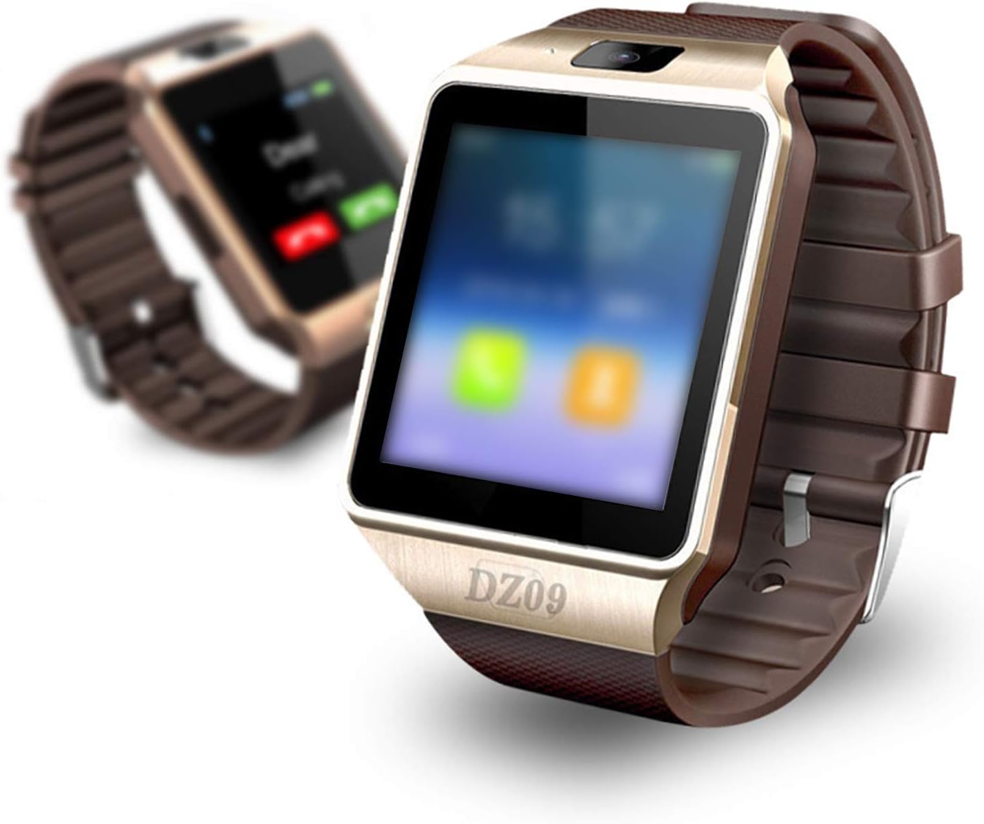 Fairytalemm Smartwatch dz09 Reloj Inteligente, Dorado ...