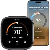 Aqara Smart Thermostat W200 with Apple Adaptive Temperature | 4" Touchscreen, Matter Controller, Built-in Radar Sensor, Works with Apple Home, Siri, Google Assistant, Alexa