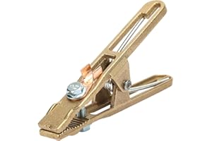 FTVOGUE 260/300/500A Brass A-shape Ground Welding Earth Clamp Welder Earth Ground Cable Copper Grip Clip Clamp for Welding Machine (260A)