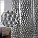 HomeIdeas 3d Cube Shower Curtain,Waterproof,Mildew-free,Shower Curtain for Bath,72 Inch By 78 Inch,Clear
