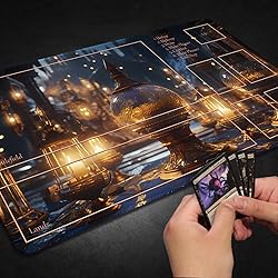 Premium Stitched MTG Playmat with Zones and