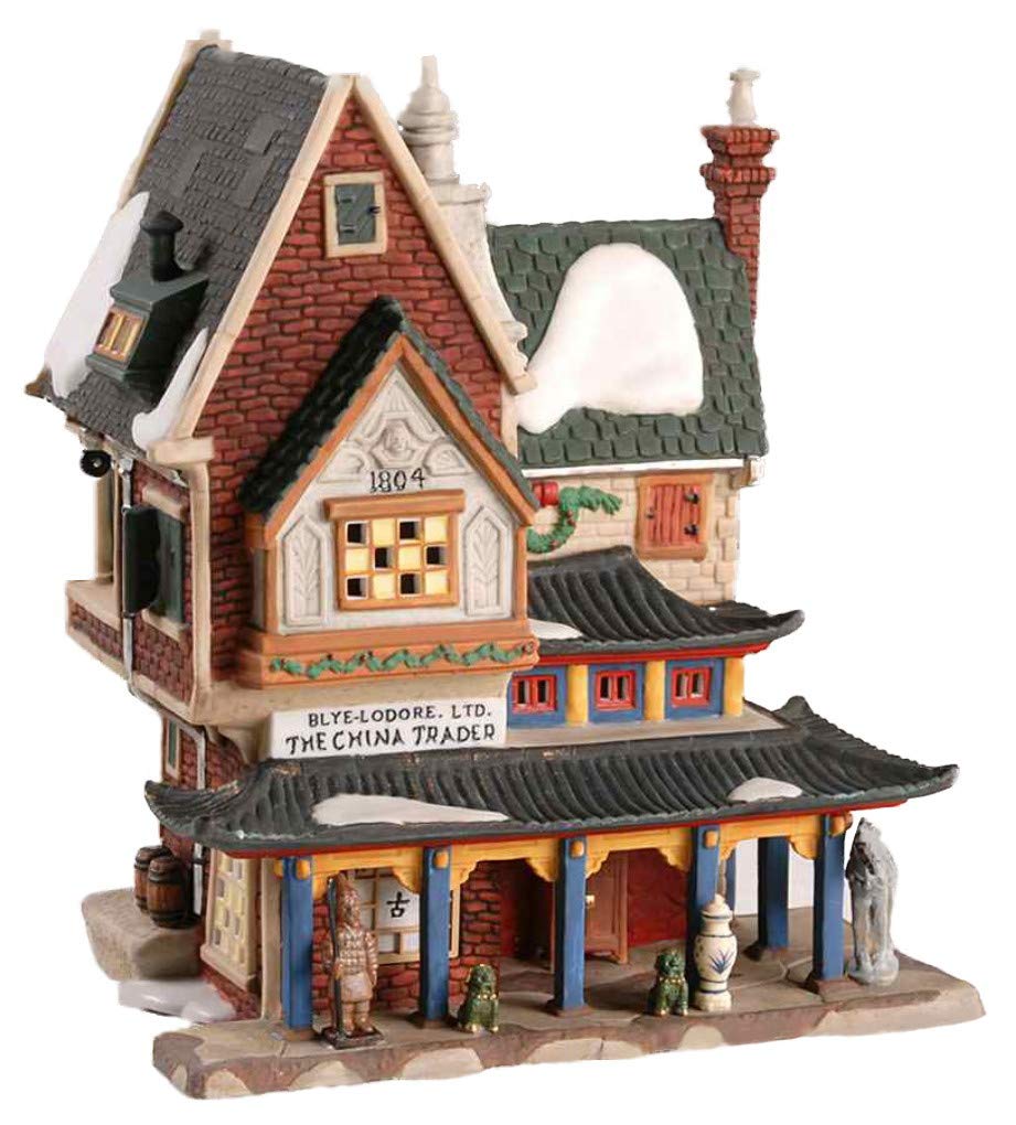 Photo 1 of Department 56 China Trader - Dickens' Village, Glass Tabletop Sculpture, Red, Victorian Christmas