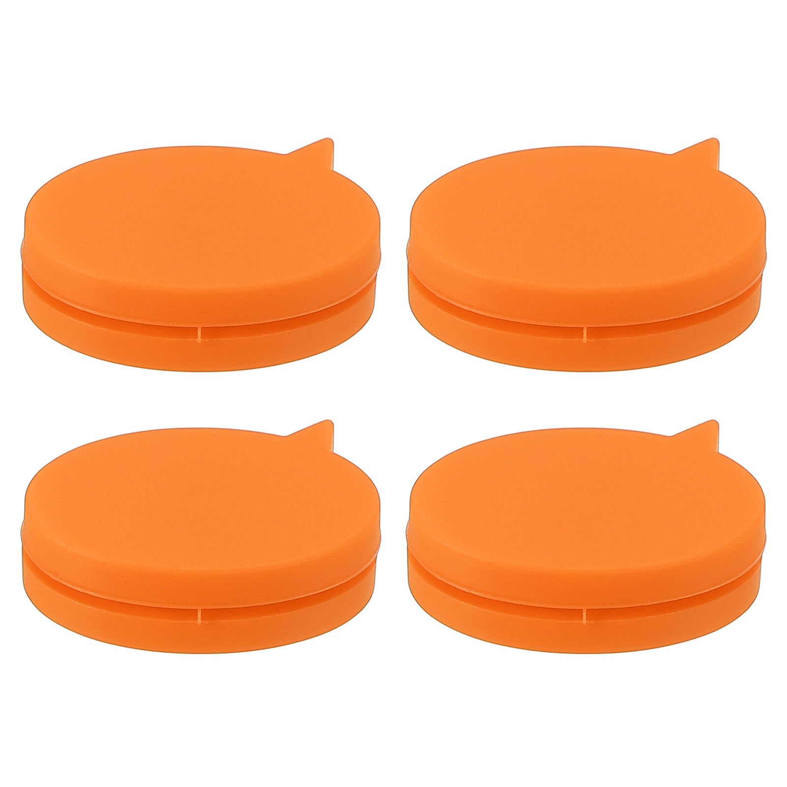 PATIKIL Tennis Vibration Dampener 1.1 Inch, 4 Pack Silicone Tennis Racket Shock Absorber Racket String Damping for Tennis Racquet, Orange