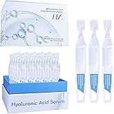 5% Hyaluronic Acid Serum Ultra Moisturizing & Elastic Skin - Wake Nature Perfection Hyaluronic Acid - Anti-Aging Serum for Face Single-Use Vials Skincare - Repair Sensitive Skin (1.5 ml)*30