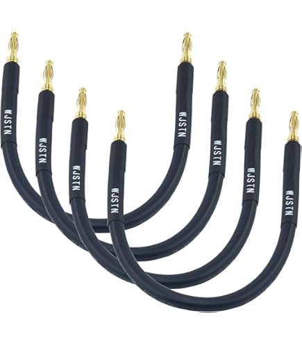 Amazon.com: CNCESS CESS-138-6i Right Angle Banana Plug Jumper