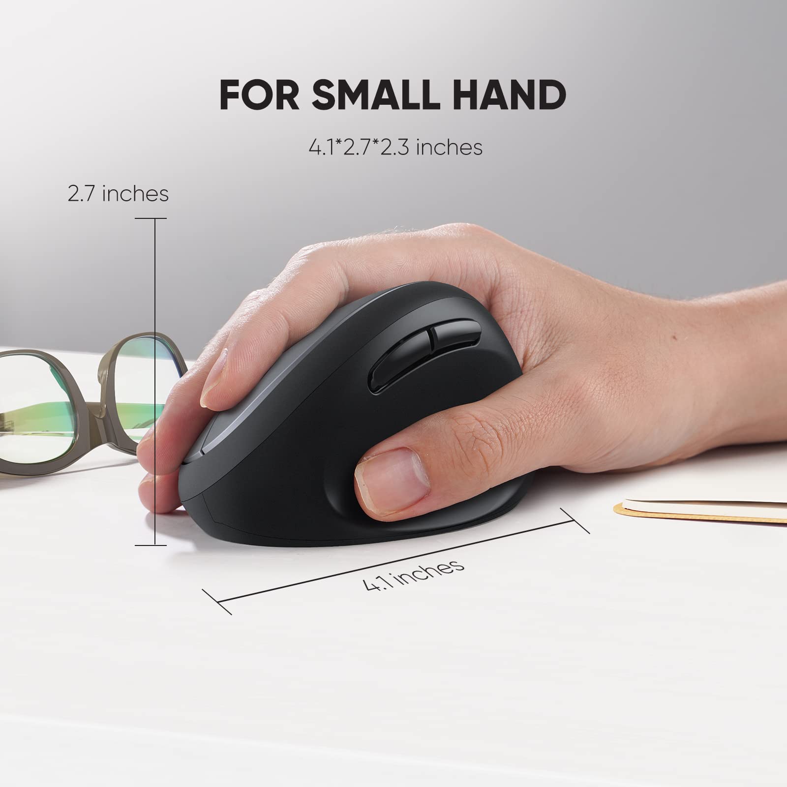 Mua Wireless Vertical Mouse, EM14 Ergonomic Wireless Mouse 2.4G Optical