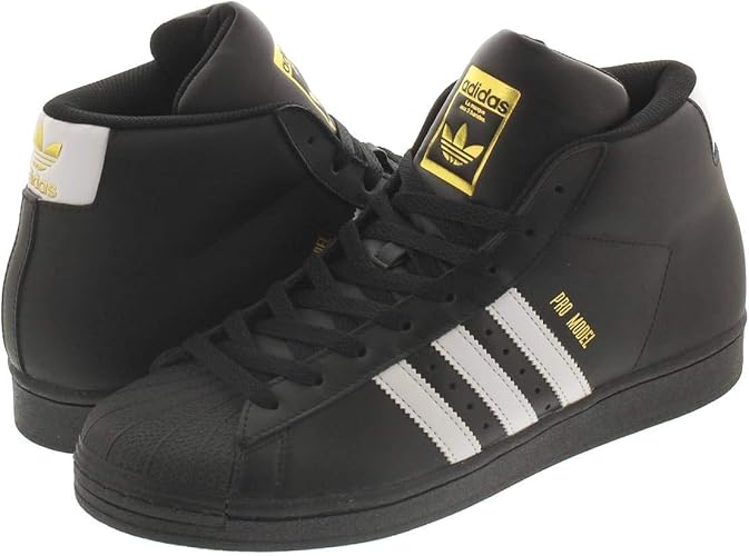 pro model adidas black and white