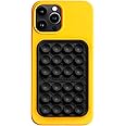 OCTOBUDDY Silicone Suction Phone Case Adhesive Mount Textured Collection - Hands-Free Grip with 24 Suction Cups for Videos & Selfies - Durable, Easy to Use - 2.6 x 3.9, ArtDeco - Darth Vader