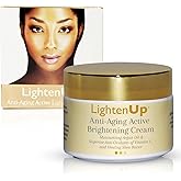 OMIC Lighten-Up Anti-Aging, Skin Brightening Cream - 4.4 fl oz / 100 ml - with Argan Oil and Shea Butter