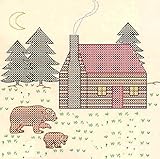 Stamped Ecru Quilt Blocks 18