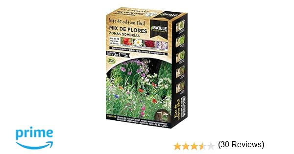 Huerto Urbano - Mix de flores Zonas sombrias - Batlle: Amazon.es ...