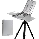 MEEDEN Plein Air Easel for Painting: Aluminum Alloy Sketchbox Easel | Adjustable Collapsible Portable Tripod Stand for Outdoor Travel and Desktop Artist Painting