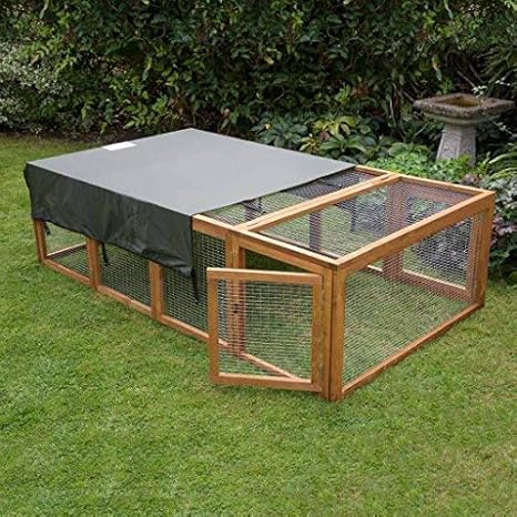 large folding rabbit run