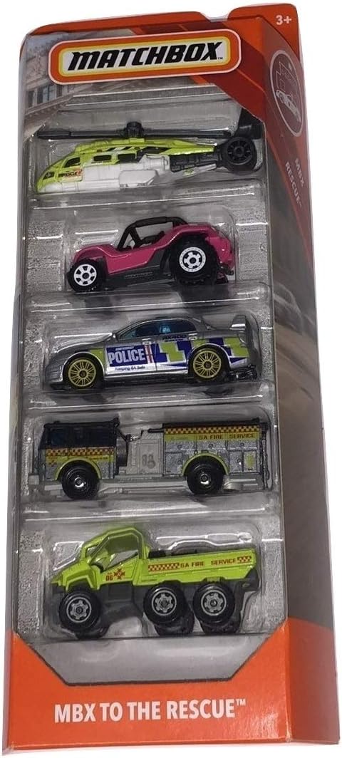 matchbox fire trucks 5 pack
