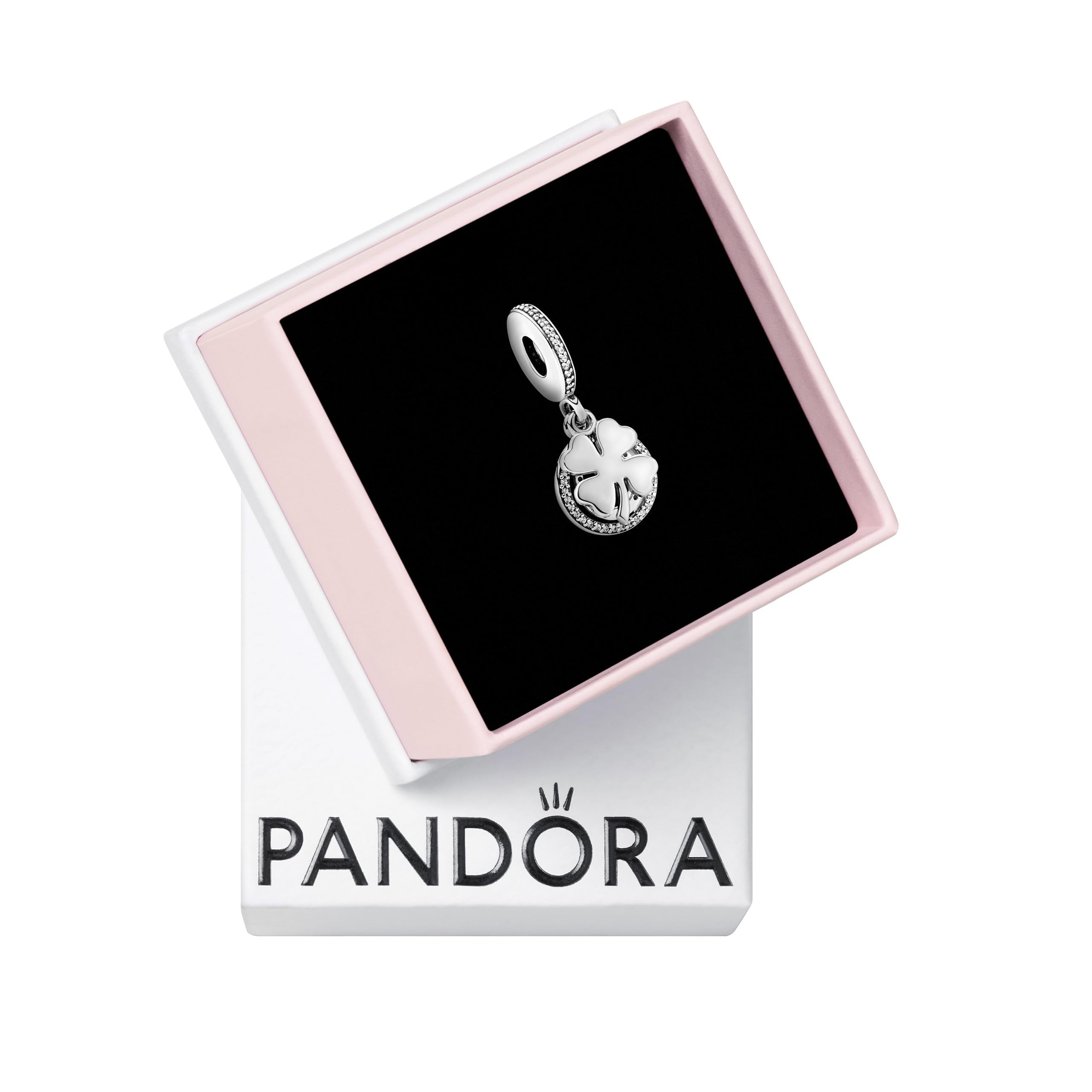 Pandora Passions Good luck silver dangle with clear cubic zirconia