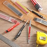 Enhon 4 Pcs Mechanical Carpenter Pencils with 40 Refills and Sharpener view 8