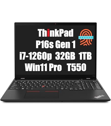 Amazon.com: Lenovo ThinkPad P16s G1 21BT001NUS 16