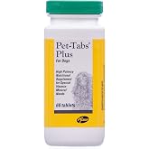Pet Tabs Plus Advanced Formula Vitamin Supplement, 60 Count