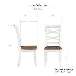 Lexicon Dining Table Set for 6 with Chairs, Solid
