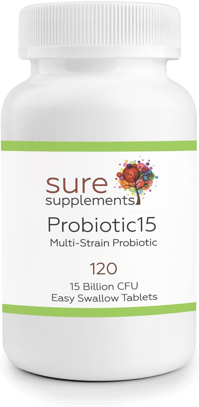 Probiotic 15 - 120 Tablets 15 Billion CFU Multi Strain Probiotic