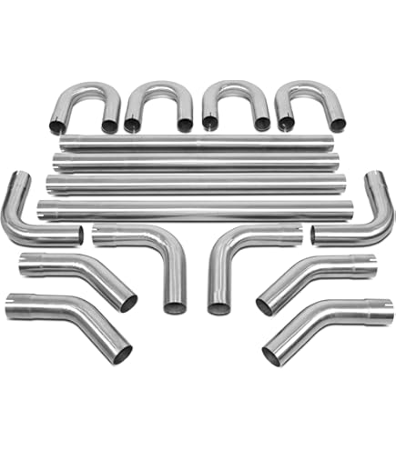 XsvFLO Single Exhaust Kit With Flowmaster 40 Series Muffler - 3" Aluminized Pipe For 2004-2014 Ford F-150
