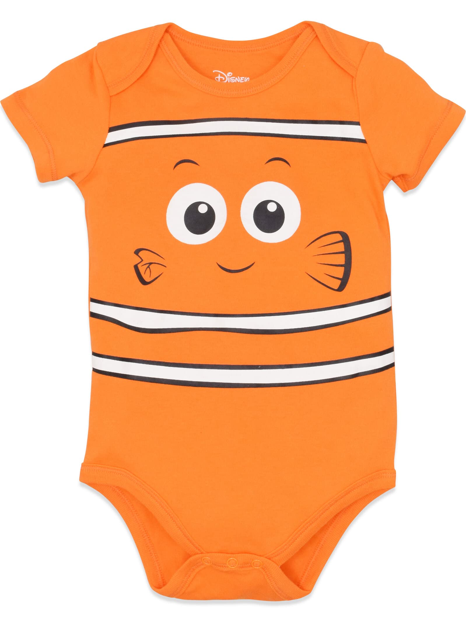 Disney Mickey Mouse Lion King Winnie the Pooh Pixar Toy Story Finding Nemo Baby 5 Pack Bodysuits Newborn to Infant